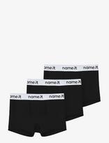 Name It - Nkmboxer 3P Noos - Apatinės kelnaitės - Juoda