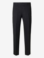Selected - Slmslim-Oasis Linen Trs Noos - Klasikinės kelnės - Juoda