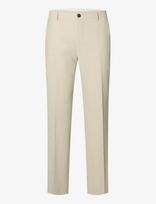Selected - Slmslim-Oasis Linen Trs Noos - Klasikinės kelnės - Kreminė spalva