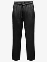ONLY & SONS - Onssinus Loose Visc Lin 0075 Pnt Cs - Laisvalaiko marškiniai - Juoda
