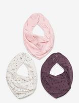 Fixoni - Bandana Bibs 3-Pack - Seilinukas - Marga / raštuota