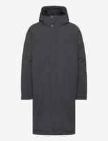 Revolution - Long Puffer Jacket - Parka stiliaus striukė - Pilka