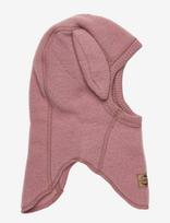 Mikk-line - Wool Fullface W Bunny Ears - Balaklava - Rožinė