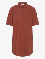 Kaffe - Kapauline Shirt Dress - Tunika - Raudona