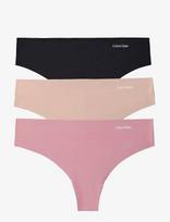 Calvin Klein - Thong 3Pk - Stringai - Rožinė