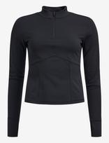 Rethinkit Studios - Butter Soft Half Zip True To Body - Megztinis - Juoda