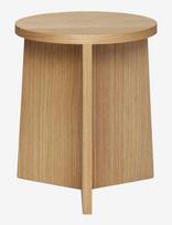 Hübsch - Split Stool Natural - Taburetės ir suolai - Smėlio