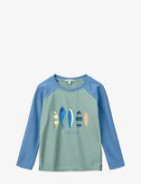Liewood - Noah Placement Longsleeve Swim Tee - UV viršutiniai drabužiai - Žalia