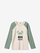 Liewood - Noah Placement Longsleeve Swim Tee - UV viršutiniai drabužiai - Smėlio