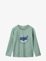 Liewood - Noah Placement Longsleeve Swim Tee - UV viršutiniai drabužiai - Žalia