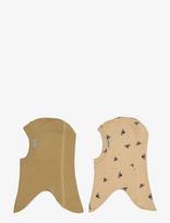 Mikk-line - 2 Pack Cotton Fullface - Balaklava - Smėlio
