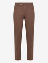 Lindbergh - Linen Club Pants - Klasikinės kelnės - Ruda