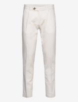 Lindbergh - Linen Club Pants - Klasikinės kelnės - Balta