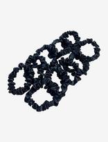 Pipol's Bazaar - Skinny Scrunchie 10 Pcs - Plaukų gumytė - Juoda