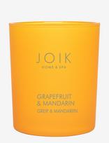 JOIK - Joik Home & Spa Scented Candle Grapefruit & Mandarin - Kvapni žvakė - Nude