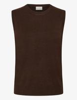 Kaffe - Kalizza Knit Slipover - Megzta liemenė - Ruda