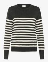 Kaffe - Kalizza Striped Knit Pullover - Megztinis - Tamsiai mėlyna