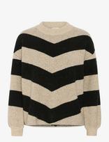 Kaffe - Kaverana Knit Pullover - Megztinis - Smėlio