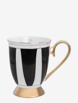 Hilke Collection - Mug- Strisce Nero - Arbatos puodelis - Juoda