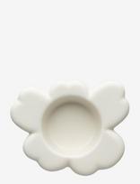 Marimekko Home - Unikko Tealight Holder 10X3Cm - Žvakių laikiklis - Balta