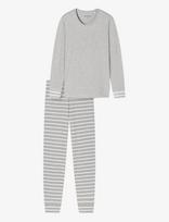 Schiesser - Pyjama Long - Pižama - Pilka