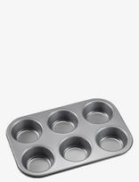 Dorre - Karabo 6 Muffin Pan - Keksiukų formelės - Sidabro