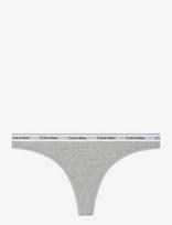 Calvin Klein - Thong - Stringai - Pilka