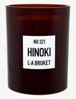 L:a Bruket - 255 Candle Hinoki - Kvapni žvakė - Nude