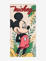 Mickey Mouse - Towel Mickey 717 - 70X140 Cm - Rankšluostis - Marga / raštuota