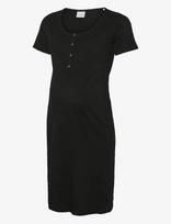 Mamalicious - Mlmira Solid Jrs Nightgown 2F A. E. Noos - Naktiniai marškiniai - Juoda