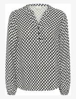 Kaffe - Kamathilde Blouse - Marškinėliai ilgomis rankovėmis - Juoda
