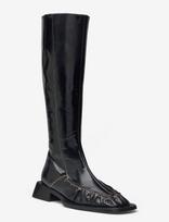 MIISTA - Pats Raw Black Boots - Ilgauliai batai - Juoda