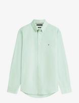 Tommy Hilfiger - Flex Poplin Solid Rf Shirt - Laisvalaiko marškiniai - Žalia