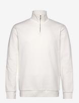 Lindbergh - Jersey Half Zip Sweat - Megztinis su užtrauktuku - Balta