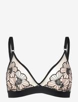 CHANTELLE - Lush Wirefree Triangle Bra - Liemenėlė - Juoda