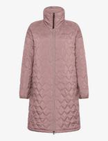 Didriksons - Nino Wns Parka Long - Sportinė striukė - Rožinė