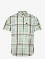 Lee Jeans - Lee Button Down Ss - Marškiniai trumpomis rankovėmis - Žalia