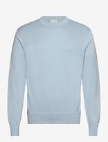 Calvin Klein - Ls Supima Cotton Crew 14Gg - Apvalios apykaklės megztinis - Balta