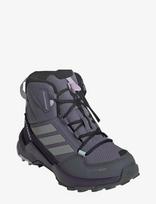 Adidas Terrex - Terrex Ax4R Cw+ Mid K - Žieminiai batai su raišteliais - Pilka