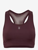 Hummel - Hmlpulse Medium Support Bra - Sportinė liemenė - Burgundiška splava