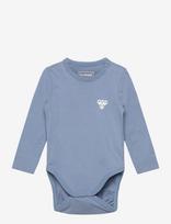 Hummel - Hmlmini Solid Body L/S Bee - Marškinėliai ilgomis rankovėmis - Mėlyna