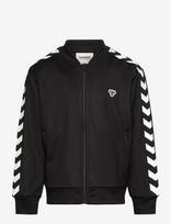 Hummel - Hmljr Archive Reg Poly Zip Jacket - Megztinis - Juoda