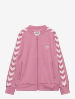 Hummel - Hmljr Archive Reg Poly Zip Jacket - Megztinis - Rožinė