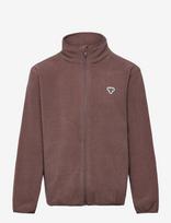 Hummel - Hmljr Fleece Zip Jacket Bee - Flisinė striukė - Ruda