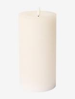 C'est Bon - Rustic Finish Led Pillar Candle - LED žvakė - Balta