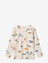 Liewood - Noah Printed Longsleeve Swim Tee - Maudymosi liemenėlė - Smėlio