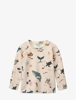 Liewood - Noah Printed Longsleeve Swim Tee - Maudymosi liemenėlė - Smėlio