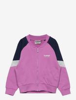 Hummel - Hmlmini Loose Block Zip Jacket - Megztinis - Rožinė