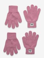Hummel - Hmljr Knit Gloves 2-Pack - Pirštinės - Rožinė