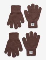 Hummel - Hmljr Knit Gloves 2-Pack - Pirštinės - Ruda
